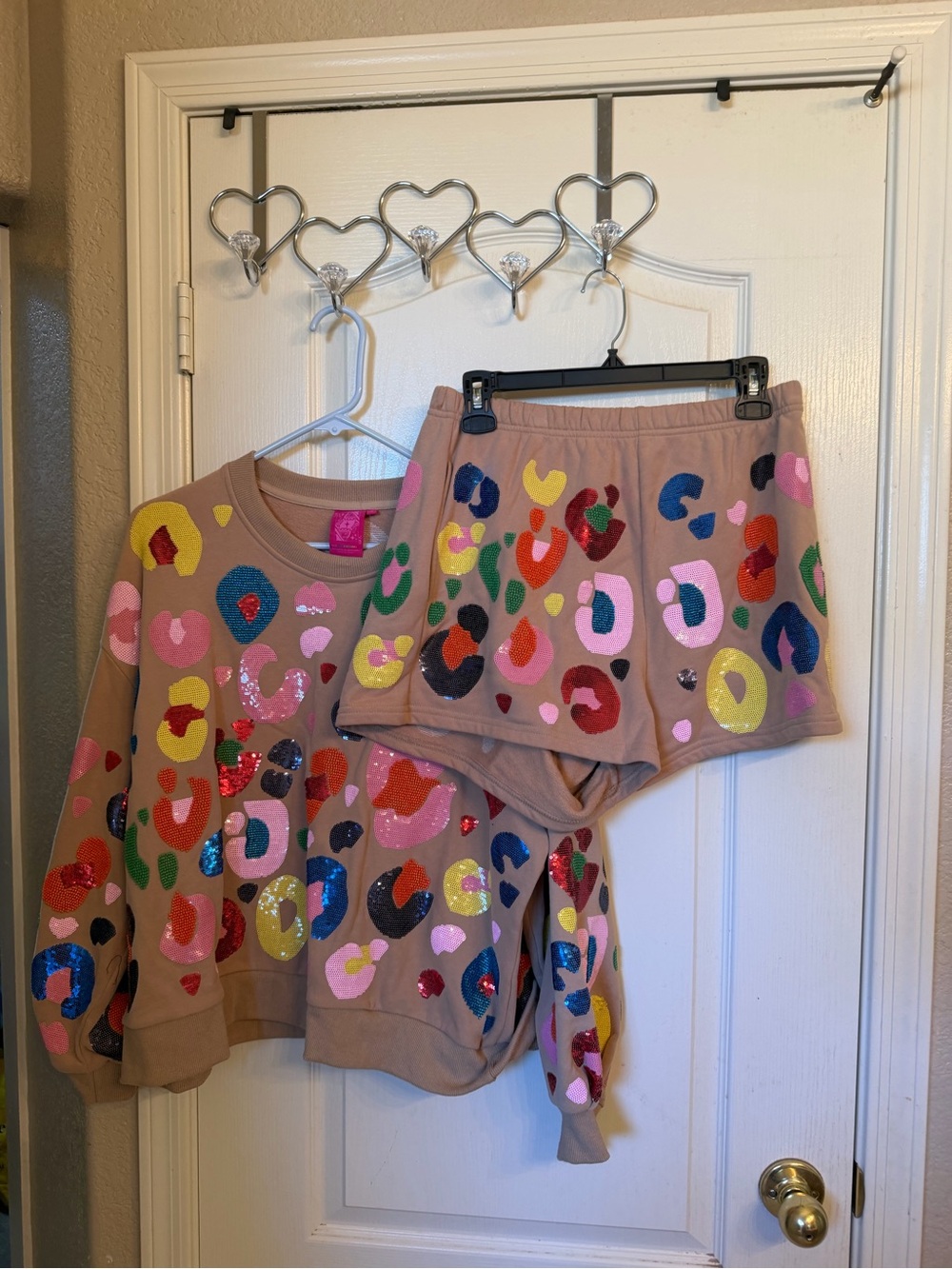 Queen of Sparkles Animal Print Set Sz S